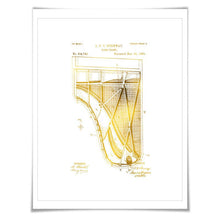 Grand Piano Gold Foil Patent Illustration. 7 Foil Colours. Classical Music Poster. Pianist Art Print
